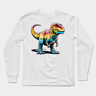 Dino rainbow Long Sleeve T-Shirt